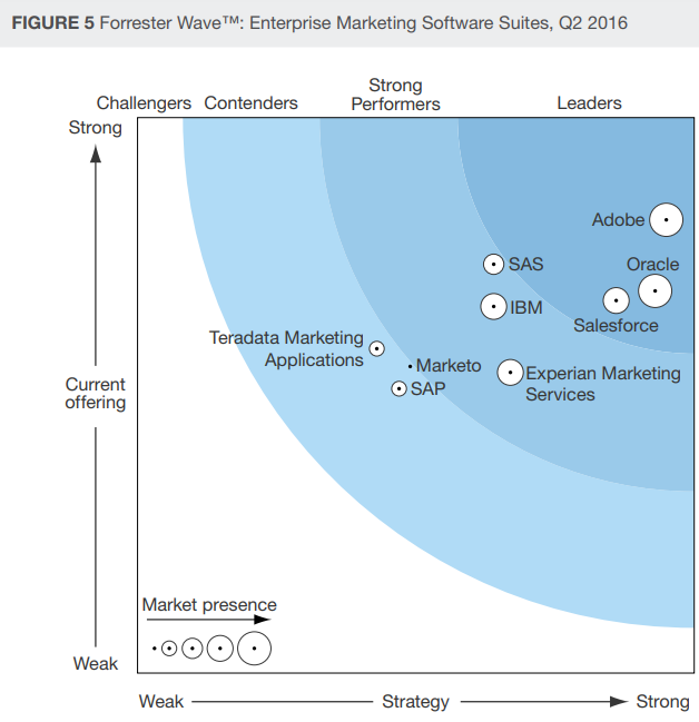 Forrester marketing cloud leaders and contenders